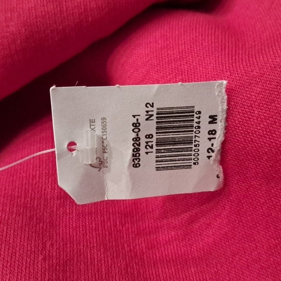 Old Navy girls 12 - 18 months loose cowl neck sweatshirt NWT - Picture 5 of 6